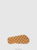 slippers gele en gele band vrouwen Asportuguesas strand slippers hobbelig 6JPTP1 - Afbeelding 3