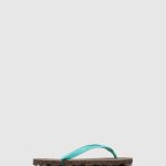 slippers groene rubberen band Heren Asportuguesas basis voor strandslippers 6JPTP182