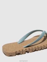 slippers militaire en wolkenriem Heren Asportuguesas strand slippers hobbelig 6JPTP187 - Afbeelding 3
