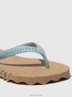 slippers militaire en wolkenriem Heren Asportuguesas strand slippers hobbelig 6JPTP187 - Afbeelding 4