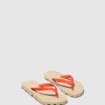 slippers natuurlijke & rode band Heren Asportuguesas strand slippers hobbelig 6JPTP184