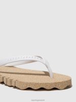 slippers natuurlijke & witte band Heren Asportuguesas strand slippers hobbelig 6JPTP178 - Afbeelding 5
