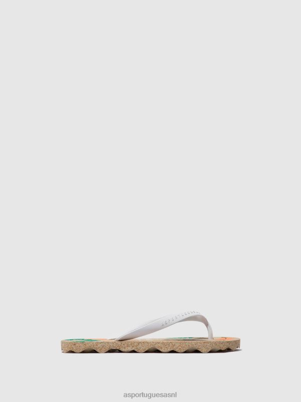 slippers natuurlijke & witte band vrouwen Asportuguesas strand slippers amazonia 6JPTP5 - Afbeelding 2