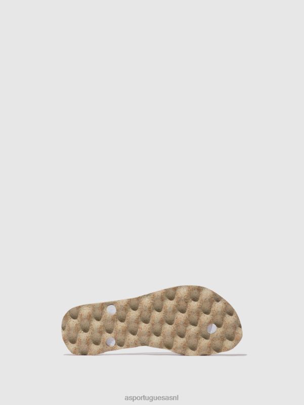 slippers natuurlijke & witte band vrouwen Asportuguesas strand slippers amazonia 6JPTP5 - Afbeelding 3