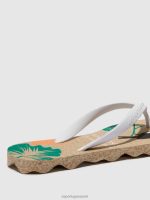 slippers natuurlijke & witte band vrouwen Asportuguesas strand slippers amazonia 6JPTP5 - Afbeelding 4