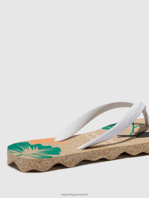 slippers natuurlijke & witte band vrouwen Asportuguesas strand slippers amazonia 6JPTP5 - Afbeelding 4