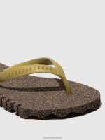 slippers zwart & mlt. gouden band Heren Asportuguesas strand slippers hobbelig 6JPTP175 - Afbeelding 4