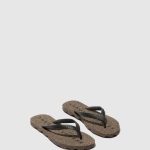 slippers zwarte en zwarte band Heren Asportuguesas basis voor strandslippers 6JPTP169