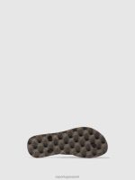 slippers zwarte en zwarte band Heren Asportuguesas basis voor strandslippers 6JPTP169 - Afbeelding 3