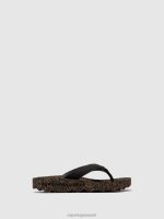 slippers zwarte rubberen band Heren Asportuguesas casual flip-flops gevoel 6JPTP173