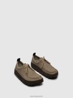 sneakers bruin Heren Asportuguesas sneakers met veters chat sand 6JPTP194 - Afbeelding 2