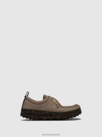 sneakers bruin Heren Asportuguesas sneakers met veters chat sand 6JPTP194