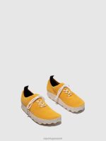 sneakers geel vrouwen Asportuguesas veterschoenen code 6JPTP9 - Afbeelding 2