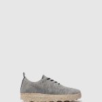 sneakers grijze merinowol vrouwen Asportuguesas vetersneakers camp wol 6JPTP16
