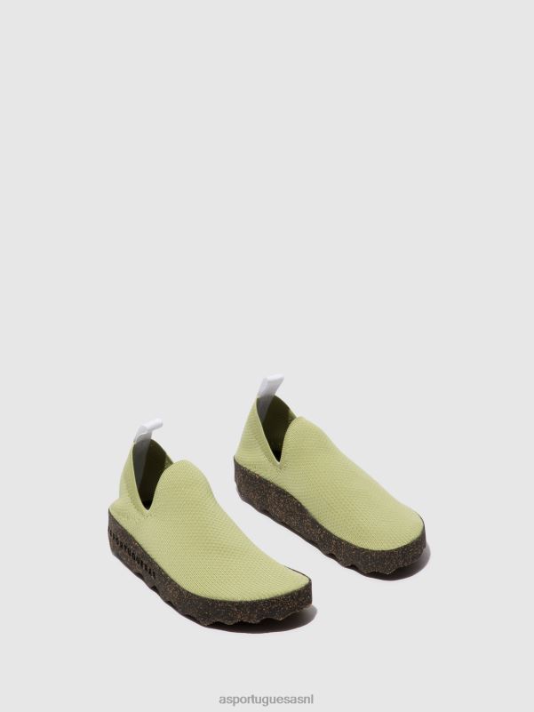 sneakers khaki vrouwen Asportuguesas zorg voor instappers 6JPTP20 - Afbeelding 2