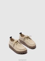 sneakers natuurlijk gerecycled linnen Heren Asportuguesas veterschoenen chatten 6JPTP201 - Afbeelding 2