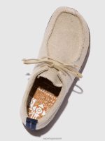 sneakers natuurlijk gerecycled linnen Heren Asportuguesas veterschoenen chatten 6JPTP201 - Afbeelding 5