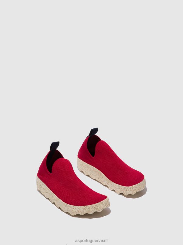 sneakers rode s.cafe stretch vrouwen Asportuguesas elastische trainers zorg 6JPTP10 - Afbeelding 2