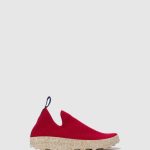 sneakers rode s.cafe stretch vrouwen Asportuguesas elastische trainers zorg 6JPTP10