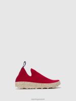 sneakers rode s.cafe stretch vrouwen Asportuguesas elastische trainers zorg 6JPTP10