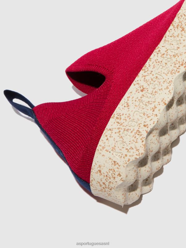 sneakers rode s.cafe stretch vrouwen Asportuguesas elastische trainers zorg 6JPTP10 - Afbeelding 4