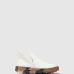 sneakers witte en veelkleurige zool vrouwen Asportuguesas instappers city 6JPTP94