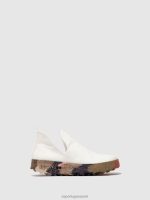 sneakers witte en veelkleurige zool vrouwen Asportuguesas instappers city 6JPTP94