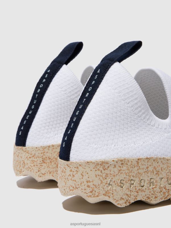 sneakers witte s.cafe stretch Heren Asportuguesas elastische trainers zorg 6JPTP191 - Afbeelding 5