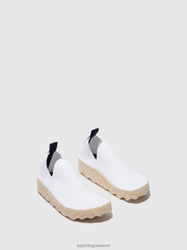sneakers witte s.cafe stretch vrouwen Asportuguesas elastische trainers zorg 6JPTP8 - Afbeelding 2