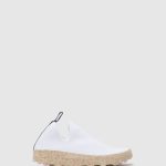 sneakers witte s.cafe stretch vrouwen Asportuguesas elastische trainers zorg 6JPTP8
