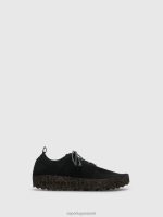 sneakers zwart Heren Asportuguesas veterschoenen code 6JPTP188