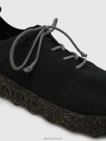 sneakers zwart Heren Asportuguesas veterschoenen code 6JPTP188 - Afbeelding 4