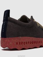 sneakers zwart vrouwen Asportuguesas veterschoenen chatten 6JPTP59 - Afbeelding 4