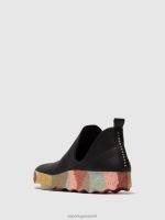 sneakers zwarte en veelkleurige zool vrouwen Asportuguesas instappers city 6JPTP64 - Afbeelding 3